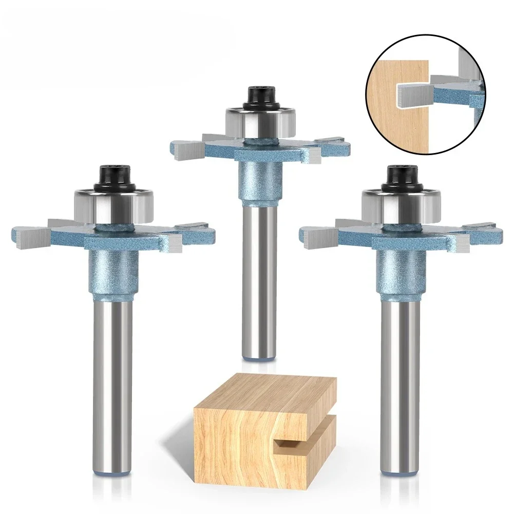 

Набор фрез с хвостовиком 1/4 дюйма, 6 мм: прямые, заподлицо, круглые, бухты и коробчатые соединения для обрезки древесины