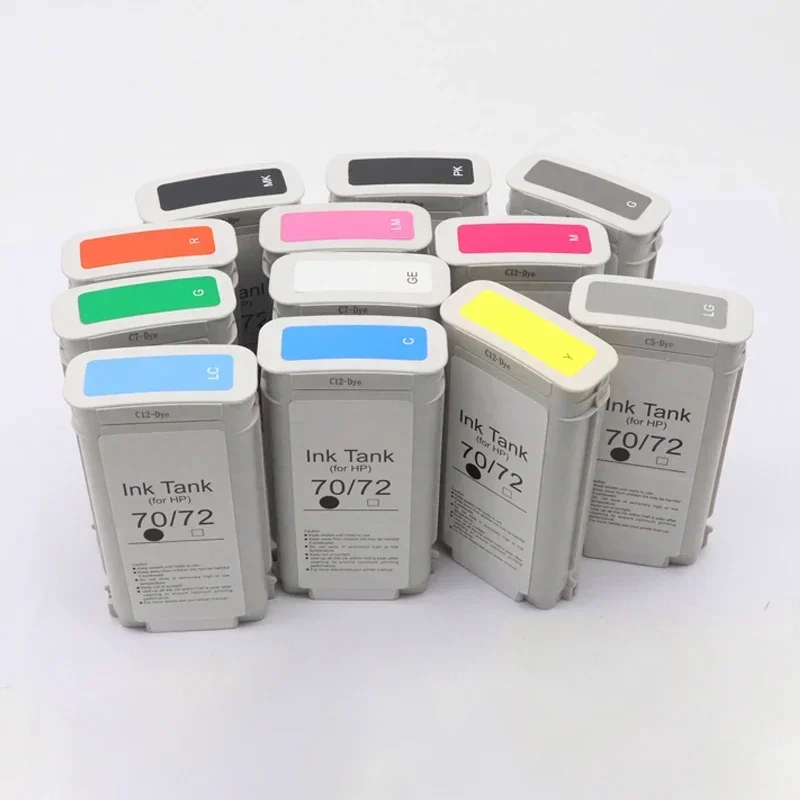 Pigment Ink For HP70 Compatible Ink Cartridge For HP Designjet Z2100 Z3100 Z3200 Z5200 Z5400 Plotter Ink cartridge C9449A C9448A