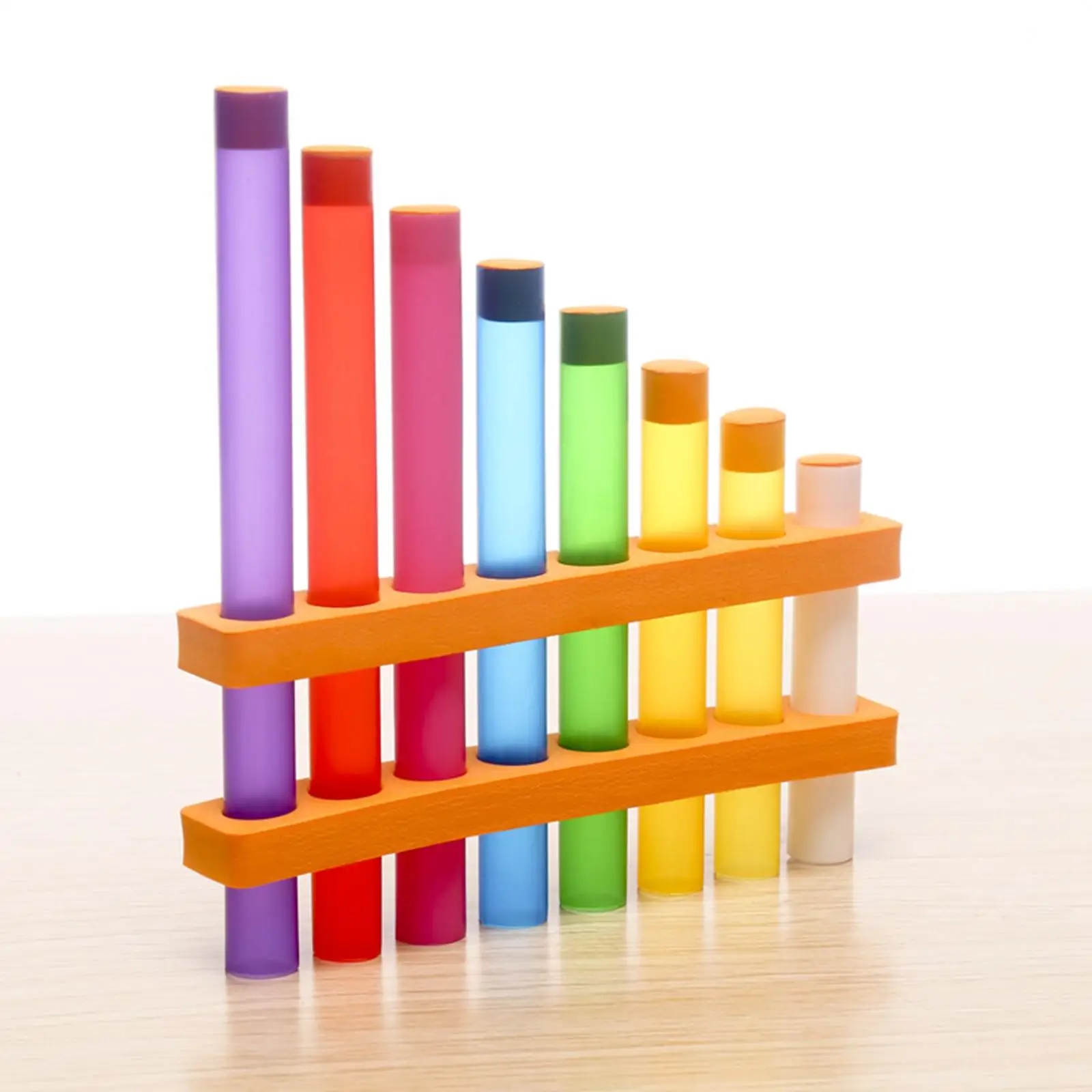 4x Homemade Pan Flute Small Inventions Musical Instrument Panpipe Toy for