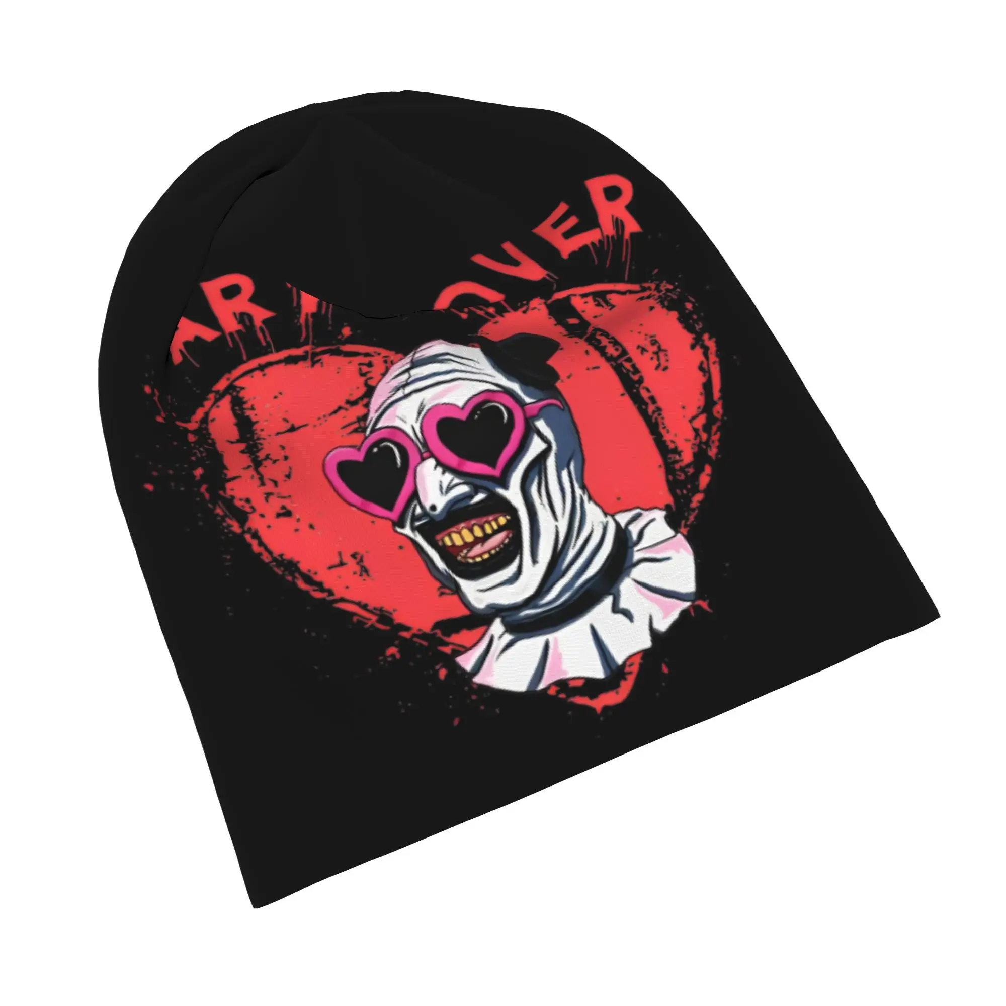 Terrifier Art The Clown Lover Bonnet Hats Goth Outdoor Halloween Skullies Beanies Hat Unisex Warm Head Wrap Caps