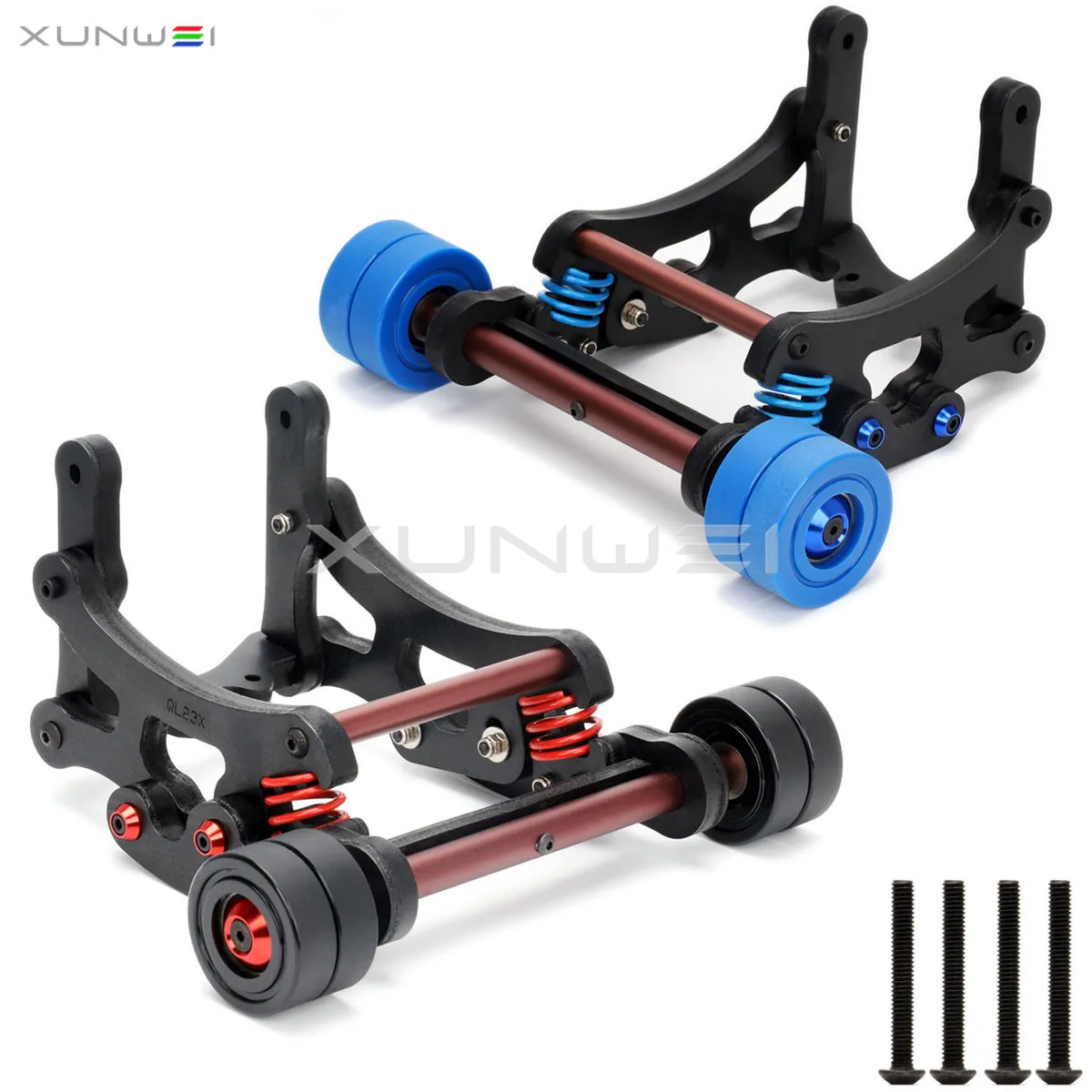 

Spring Head-Up Wheel Tumbling Wheelie Bar Set Round for 1/5 Traxxas X-MAXX 6S 8S Monster TrucK