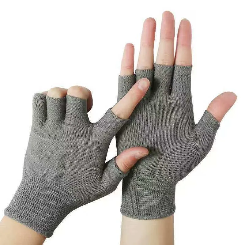 Unisex Multifunctional Half Finger Gloves Durable Knitted Wrist Support Protective Gloves for Men And Women