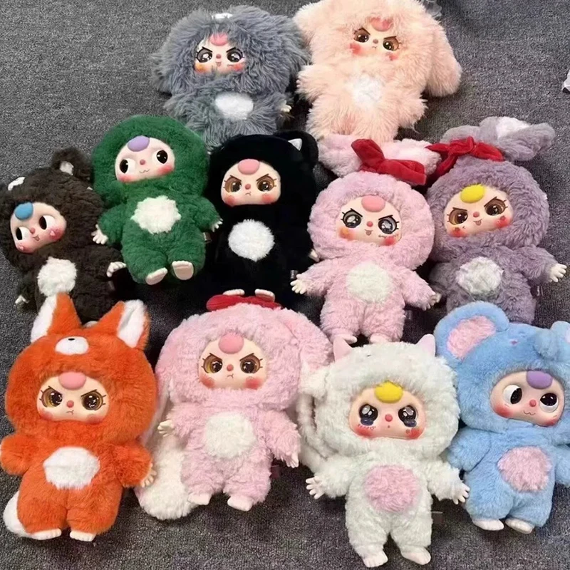 Neue echte Blind Box Baby drei 400 % Serie Plüsch Mystery Box trendige Spielzeug Ornament süße Vinyl Puppe Mystery Box Kinder Geschenk