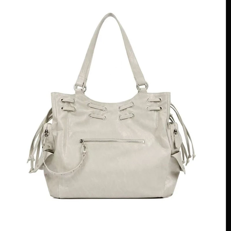 2026 Spring Summer Rivet Motorcycle Package PU Leather Women's Shoulder Bag Crossbody Bag Handbags for Women Designer Female