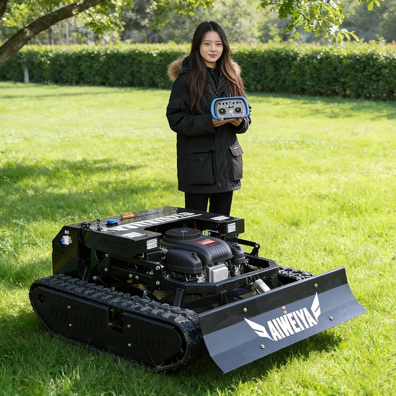 

Робот-газонокосилка на гусеничном ходу с дистанционным управлением и снегоуборщиком, настраиваемая под заказ, для коммерческого и домашнего использования, онлайн-поддержка клиентов