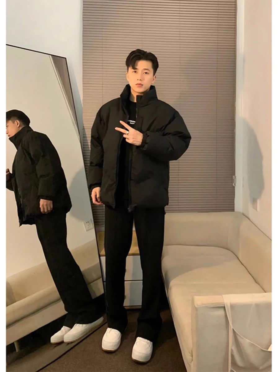 

Мужская зимняя куртка Bla ort Cotton Jaet в стиле High Street Aosphere, двойной хлопок, свободный крой, стандартная длина