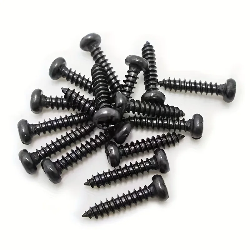 500pcs M3/3MM Diameter Phillips Pan Head Screws Self Tapping Drilling Screws Assortment Kit Carbon Steel