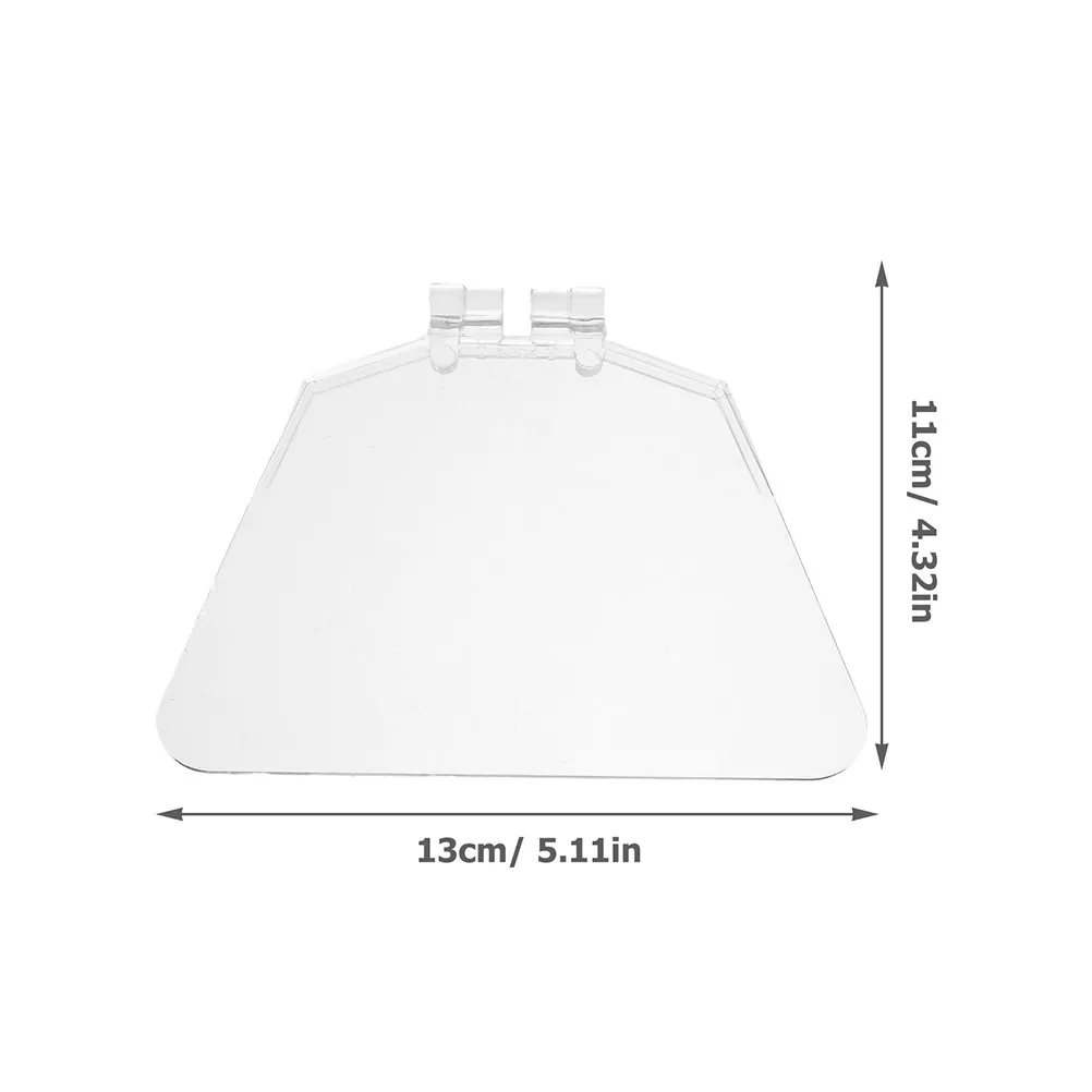 4Pcs Bench Grinder Safety Shield Clear Plastic Splash Guard Protective Cover Universal Eyeshield Tool Attachment Kit - view 2