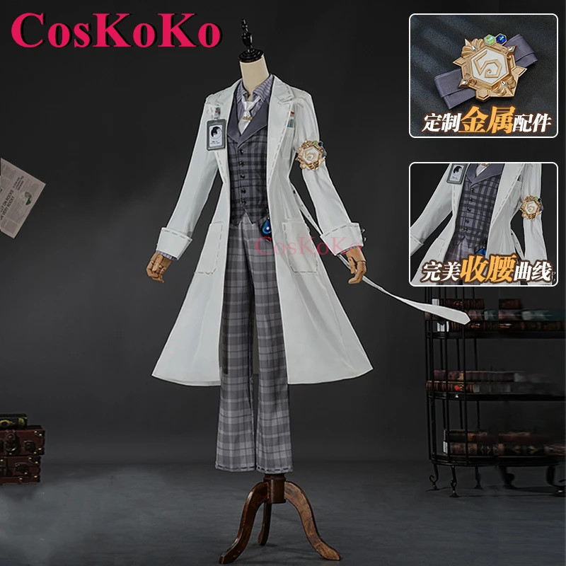 

CosKoKo Gatto Cosplay Costumes Game Identity V Fashion Uniforms Outfit Full Set Unisex Halloween Party Role Play Clothing S-XXL