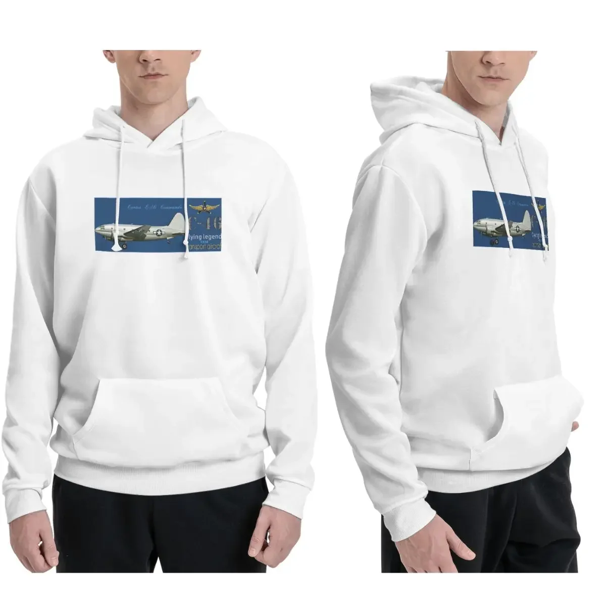 Curtiss C-46 Commando Hoodies Men Women Casual Pullover Sweatshirts Fashion Long Sleeve Clothing Autumn Winter