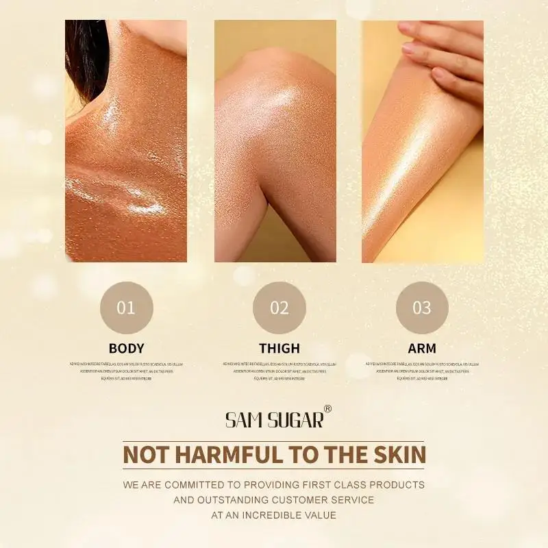 100 ミリリットルパールローズゴールドシマーオイルハイライター顔ボディグローブロンザーイルミネーター液体メイクアップシャインブライトナー