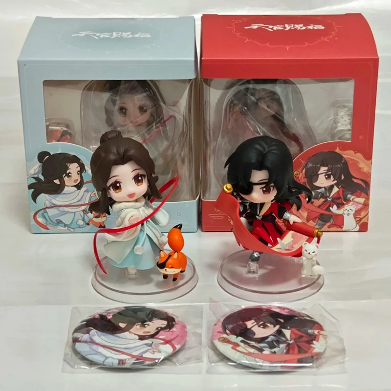 

Genuine Heaven Officials Blessing Animation Q Version Action Figures Tianguan Blessing Xie Lian Sanlang Flower City Home Collect