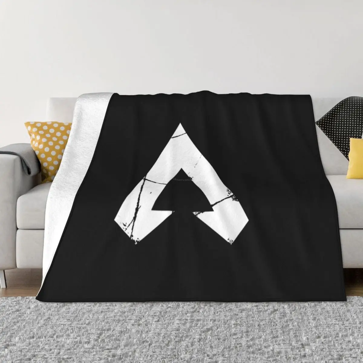 Apex Legends Logo Fleece Throw Blanket Pathfinder Bangalore 80s Game Blankets for Sofa Travel Soft Bed Rug