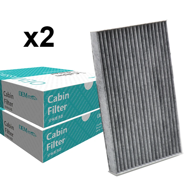 2x Car Pollen Cabin Filter Activated Carbon For Nissan Cube Z12 Juke F15 Leaf Sentra Pulasr Sylphy B17 B7891-1FC0A 27891-1FE0A images - 6