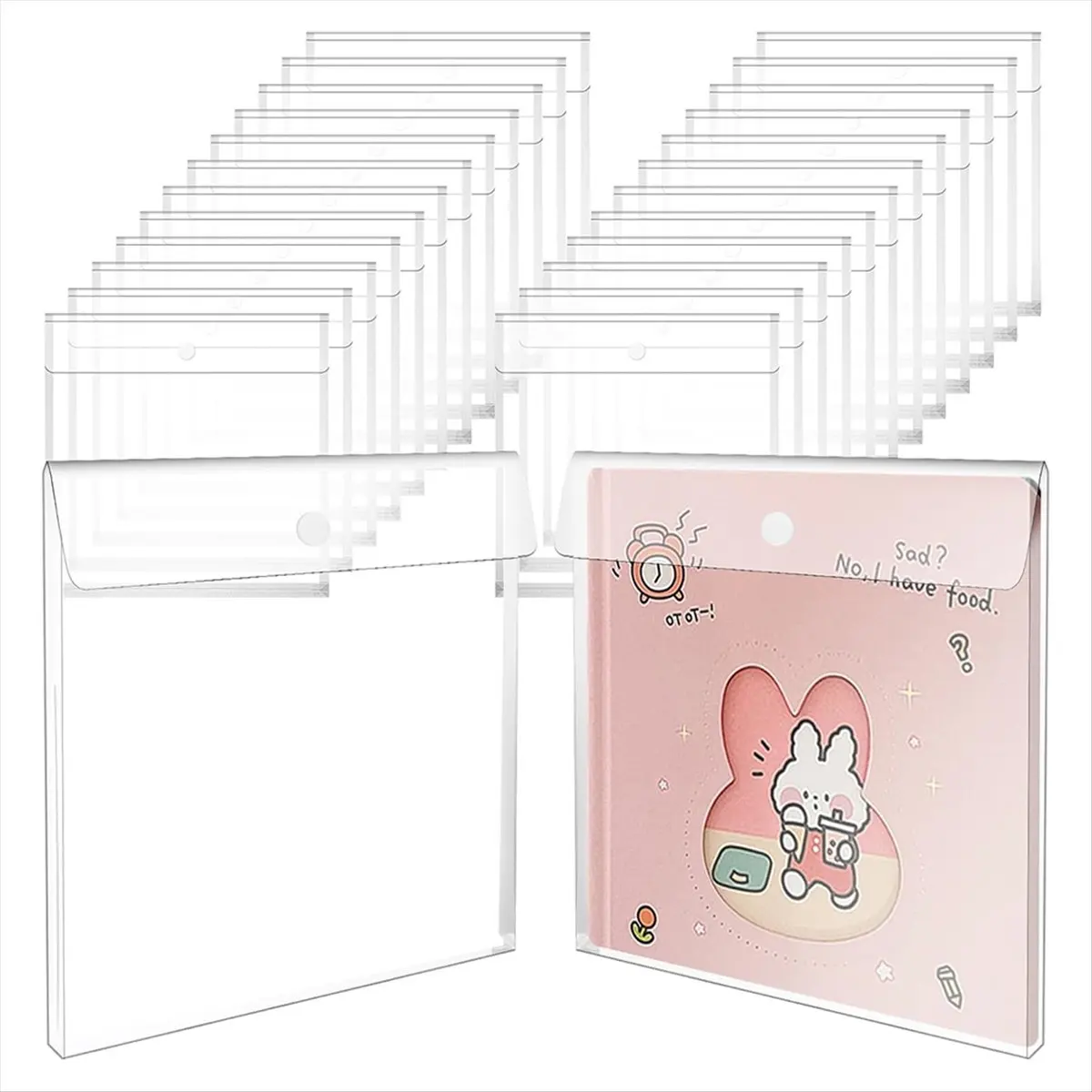 A78I 24Pcs Scrapbook Paper Storage 12x12 Paper Storage Paper Organizer for Holding Scrapbook Paper Photos Vinyl Sheets Files