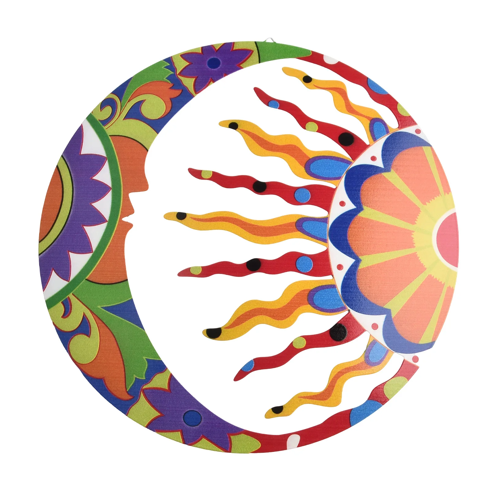 

Наружное металлическое настенное украшение с луной и солнцем, подходящее для садового двора, крыльца и внутреннего декоративного использования в винтажном европейском стиле