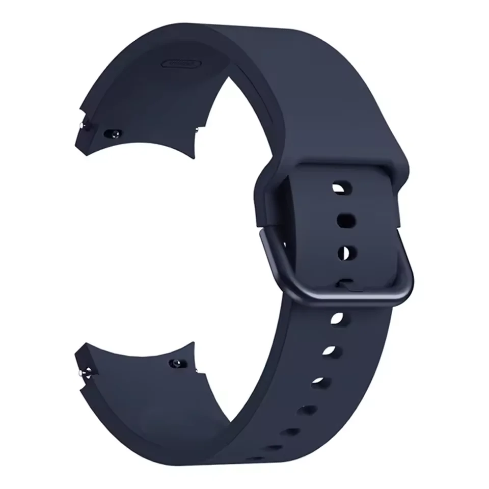 Pulseira de silicone para samsung galaxy watch 6 4 clássico 43mm 42mm pulseira esportiva cinto para relógio 7 6 5 4 40mm 44mm 5 pro 45mm correa