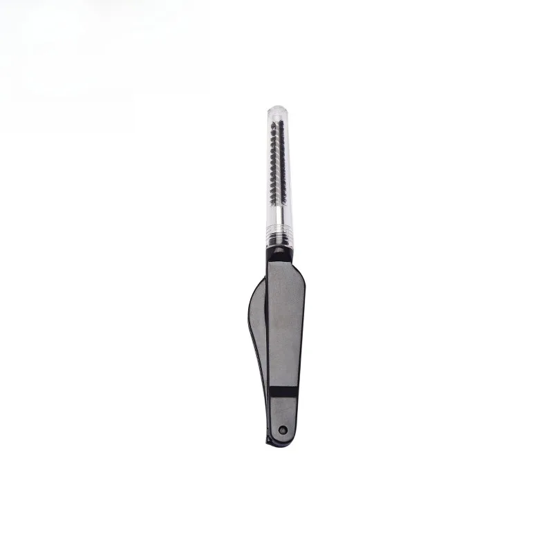 1PCS 2 in1 Doppel Kopf Mode Faltbare Edelstahl Wimpern Kamm Dual Zweck Make-Up-Tool Augenbraue Augenbraue Verlängerung Pinsel