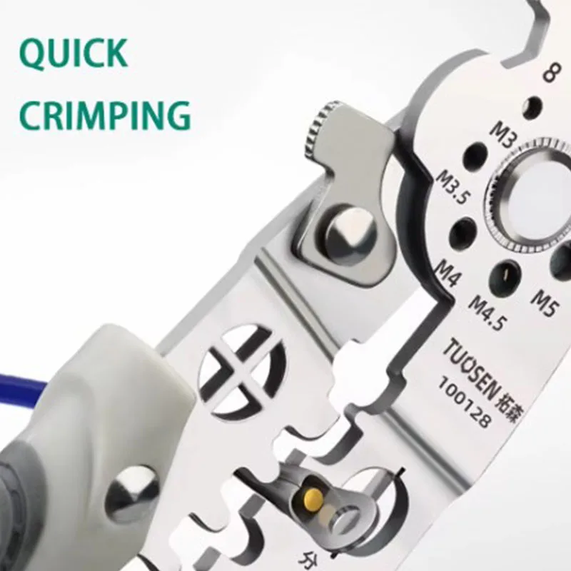 Wire Stripper Decrustation Pliers Crimper Cable Stripper Cutter Multifunctional Wire Repair Tool Pliers Hand Tools view 2