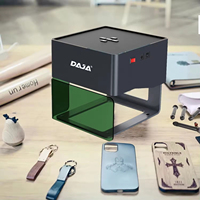 DAJA DJ6 Laser Engraving Machine APP Control 3W Home-Use DIY Laser Engraver Small Portable Mini Logo Mark Printer Wood Cutter