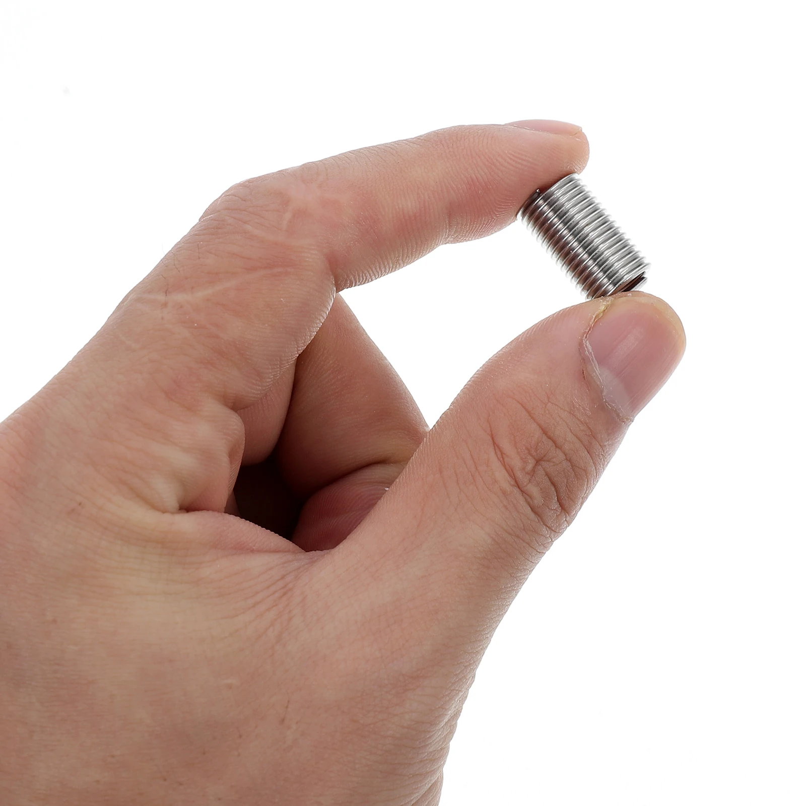 

10Pcs Stainless Steel Threaded Inserts Repair Kit Durable Screw Protection Sleeve for Machinery and Automotive Use