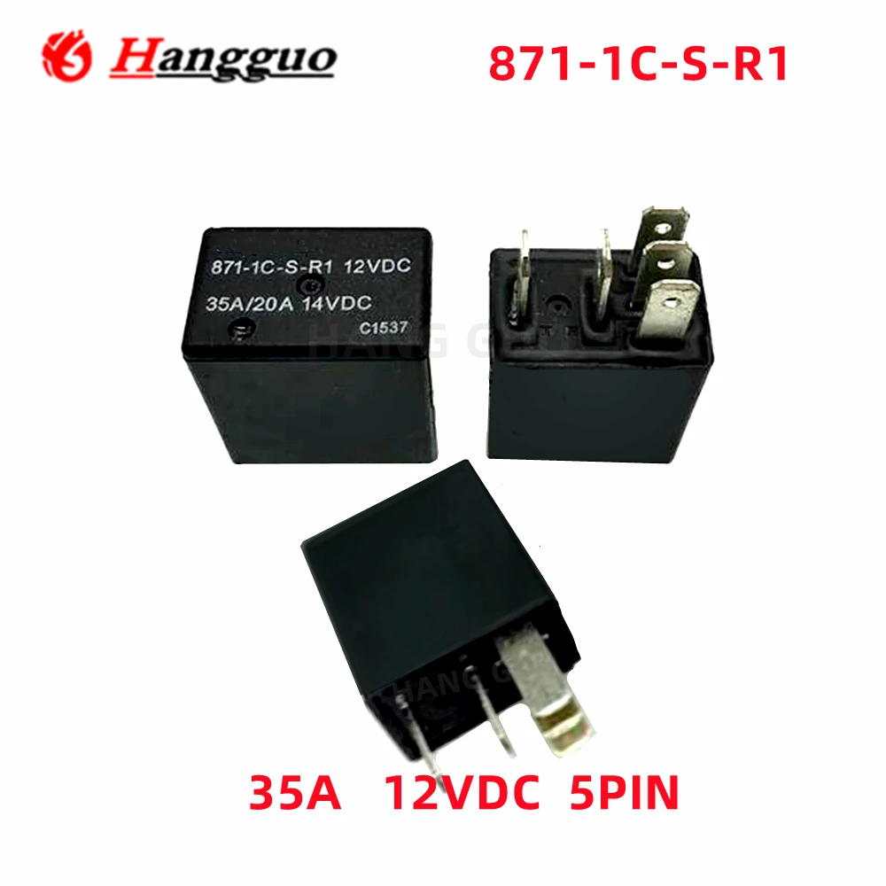 5PCS/Lot Original 871-1C-S-R1 12VDC 12V DC12V 35A 5-pin automotive relay