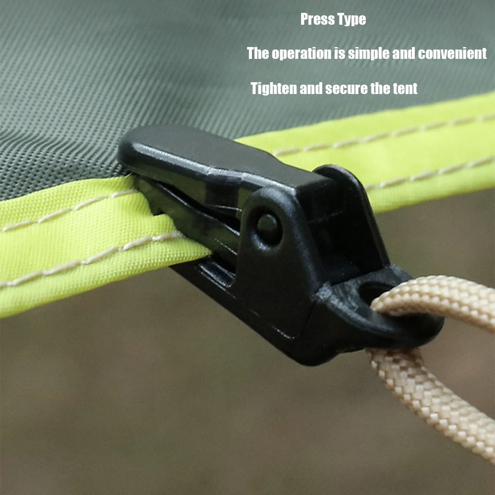 10Pcs Awning Clamp Tarp Clips - Outdoor Camping Tarp recension och pris