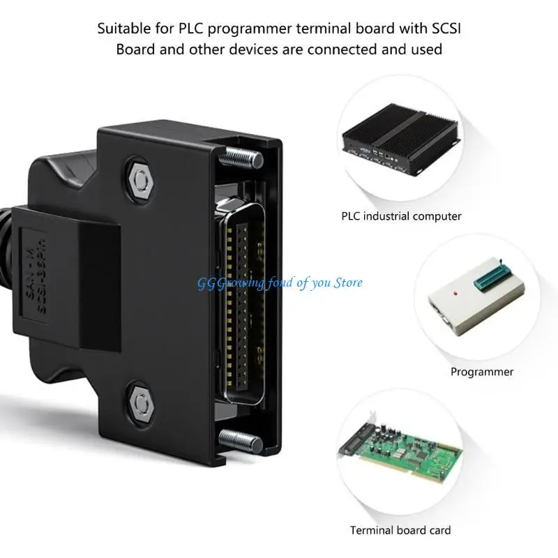 

H9EB SCSI Servo Data Line CN36P SCSI Data Cable Extension Cord 8mm Diameter 28AWG Multipurpose For Tape Drives And Scanners