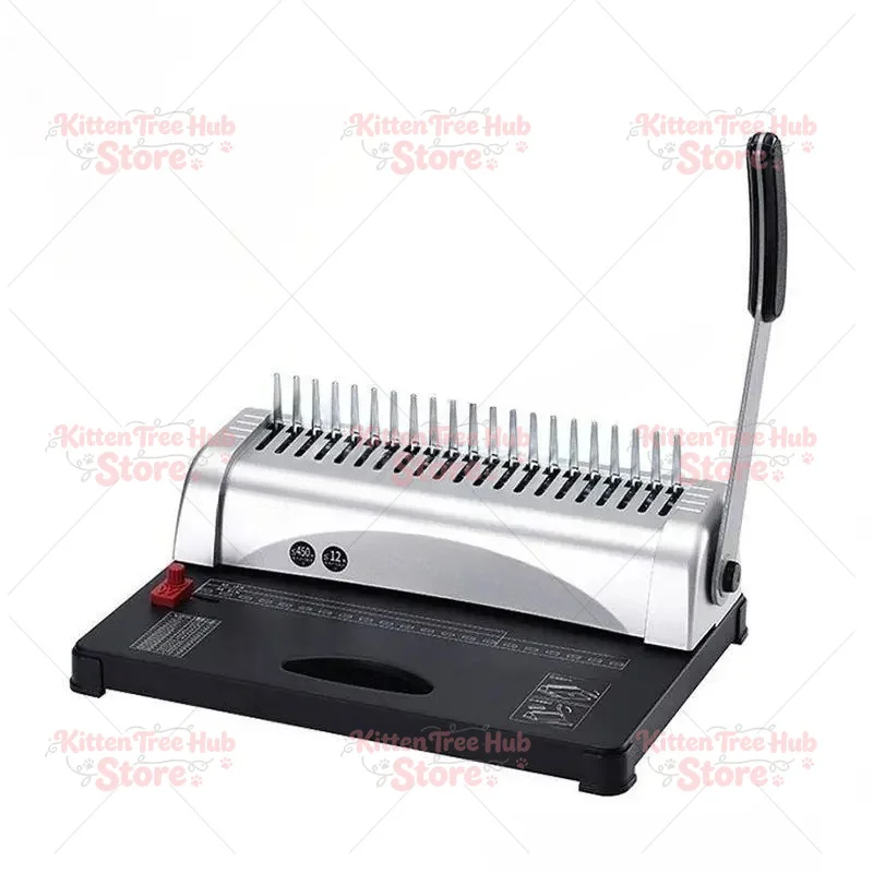 Table Type Book Binding Machine 21 Holes Comb
