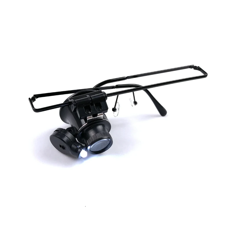 1PC 20X Multiple High Power Magnifier Glass Type Optical Prism Lens For Calligraphy and Painting Appreciation and Watch Repair