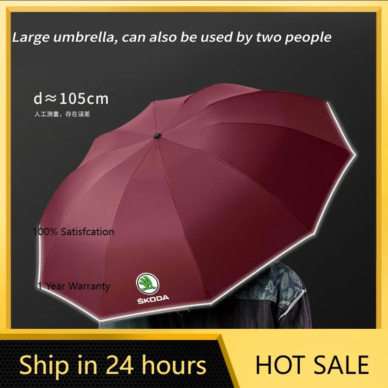 

Car Sticker 2025 Hot For Skoda Octavia 2 1 Kamiq Fabia Superb Yeti Kodiaq Karoq Scala Car Fully Automatic Reflective Sun Umbrell