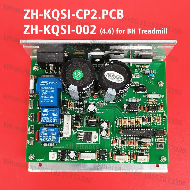 Placa base del controlador de la cinta de correr ZH-KQSI-CP2.PCB para BH G6414v placa de circuito del controlador Placa de Control ZH-KQSI-002 ZH-KQSI-CP1.PCB