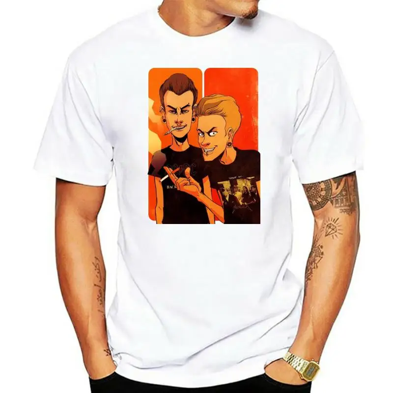 Beavis And Butthead Beavis  Butthead T T-shirt Short sleeve O-Neck Casual Tshirt