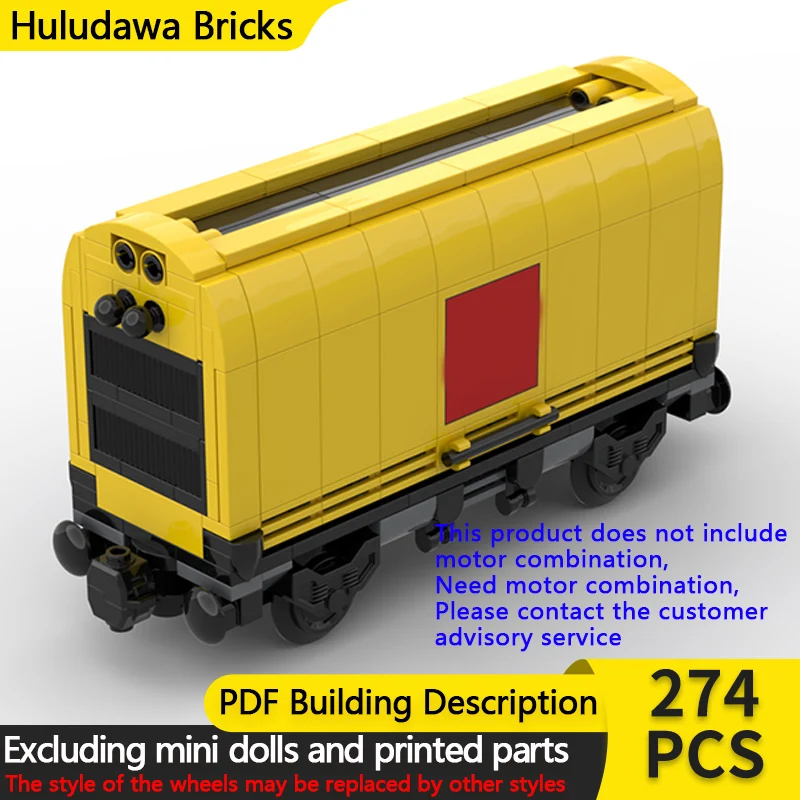 

City Car Model MOC Building Bricks Railway Freight Train Cart Modular Technology Children Holiday Gifts Assemble Toys Suit