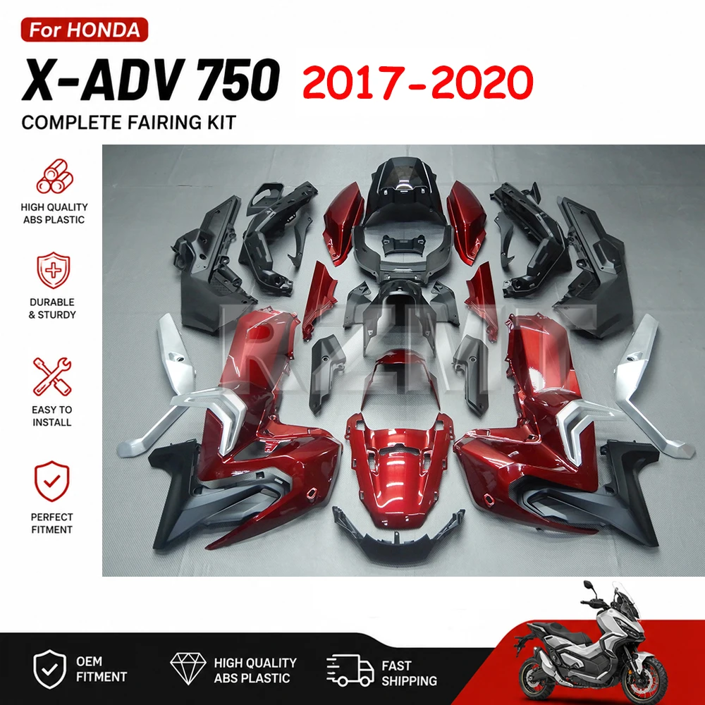 

Motorcycle Fairing Set Body Kit Plastic For Honda X-ADV 750 X ADV XADV 750 Accessories ABS Injection Bodywork X ADV 750 17 18-20