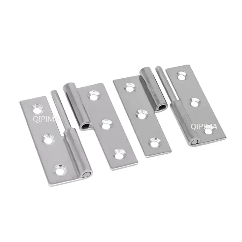 360 Degree Revolving Door Hinge Stainless Steel Flag Shape Hinge Simple Home Hardware Accessories Detachable Window Hinge