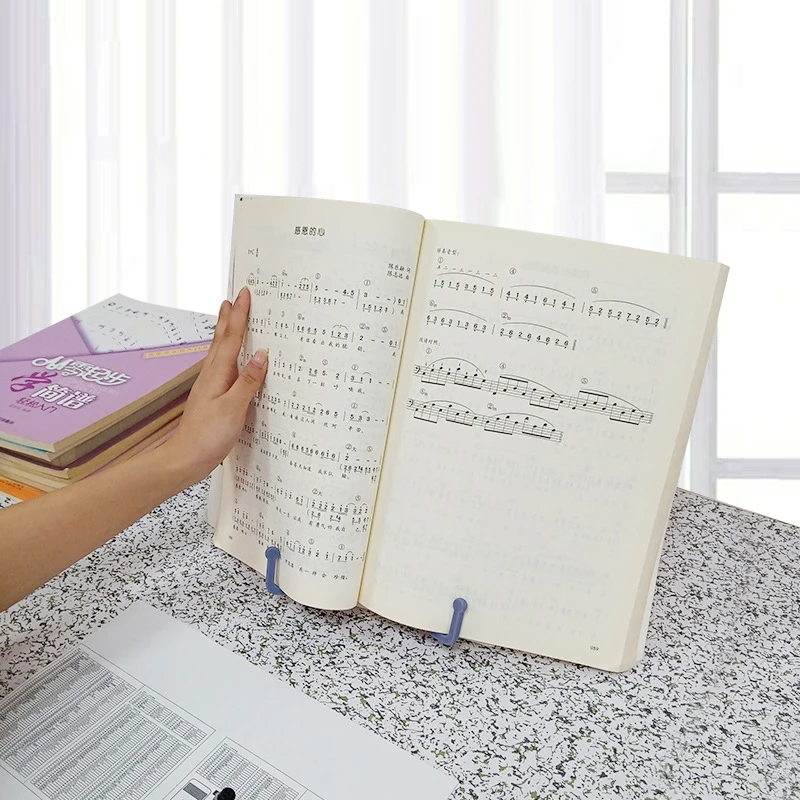Desktop Sheet Music Stand Plastic Mini Portable Children Reading Stand Foldable Guitar Accessories Kids Beginner Gifts TMZ