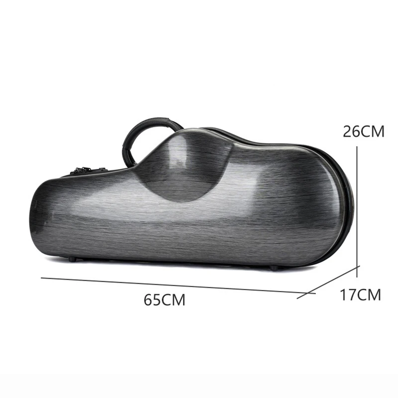 Alto Flat E Saxophone Case Lightweight Shockproof Saxophone Backpack Portable Hard Shell Bag with Anti-theft Combination Lock image 6