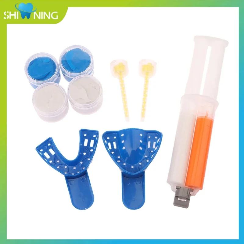 

Dental Impression Material Light Body Putty Base Putty Catalyst Mixing Tips Kits Dentistry Molding Silicone Materials