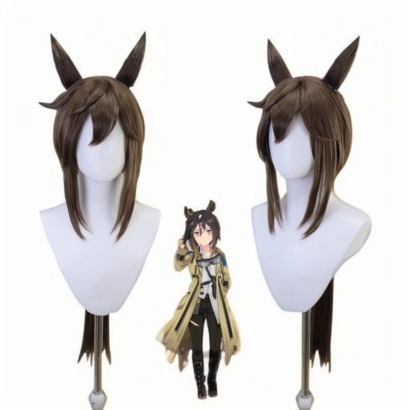 

COSPLAY Uma Musume Gold Ship Cosplay Wig – Finished Wig and Custom-Made Styled Wig from Your Photos