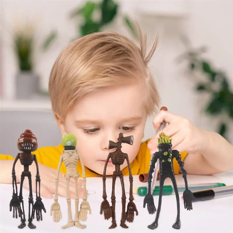 

8Pcs/Set Action Figure Horror Model Doll Sculpture Toy Home Decor Urban Legend Foundation Toy Kids Gift Home Accessories Anime