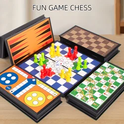 New! Chess Toys Foldable Mini Portable Chess Set For Kids And Adults Travelling, Camping Entertainment Toys Birthday Gift