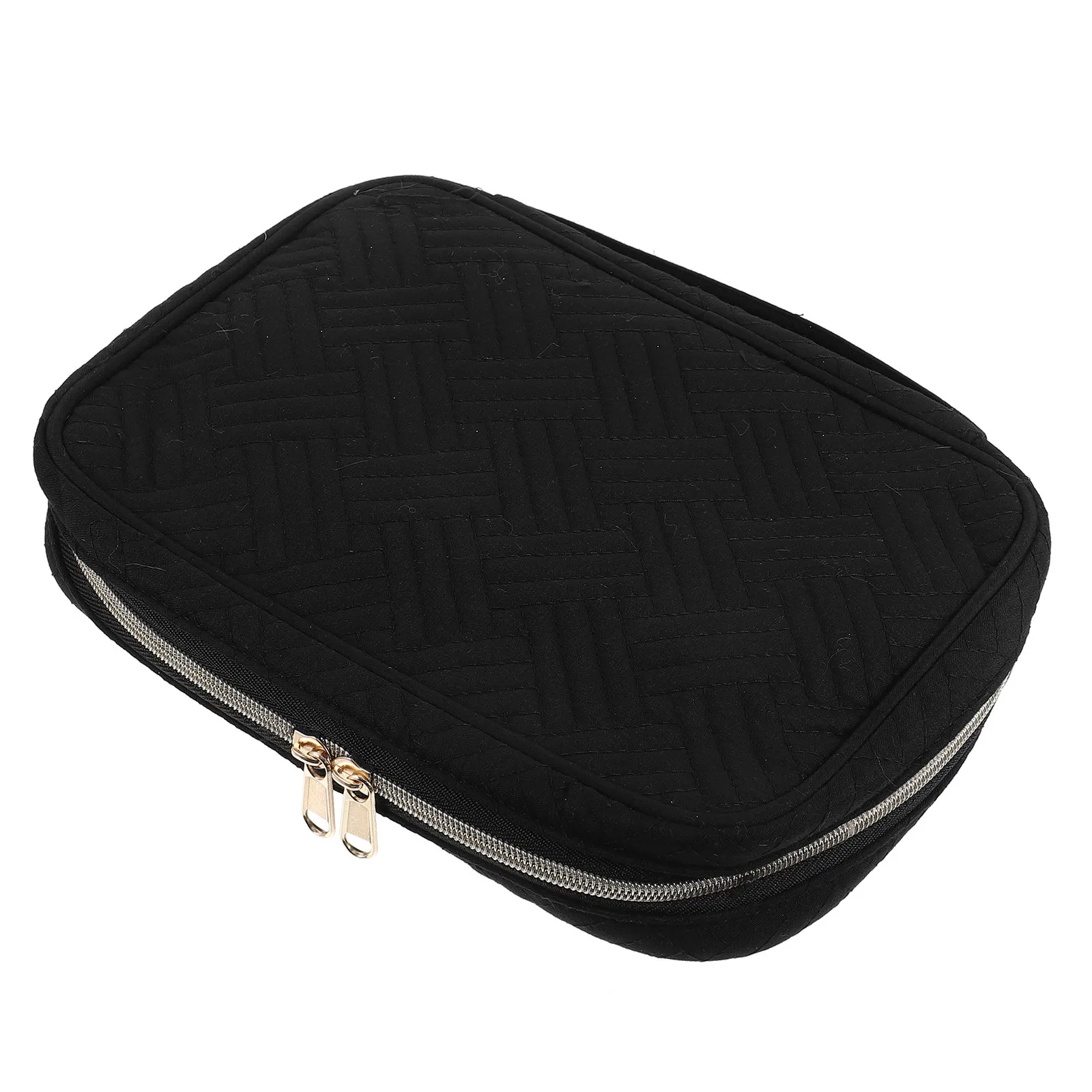 

Дорожный футляр для украшений, маленький портативный органайзер для ювелирных изделий, коробка с застежкой-молнией для хранения ожерелий, серег и колец, подарок для нее