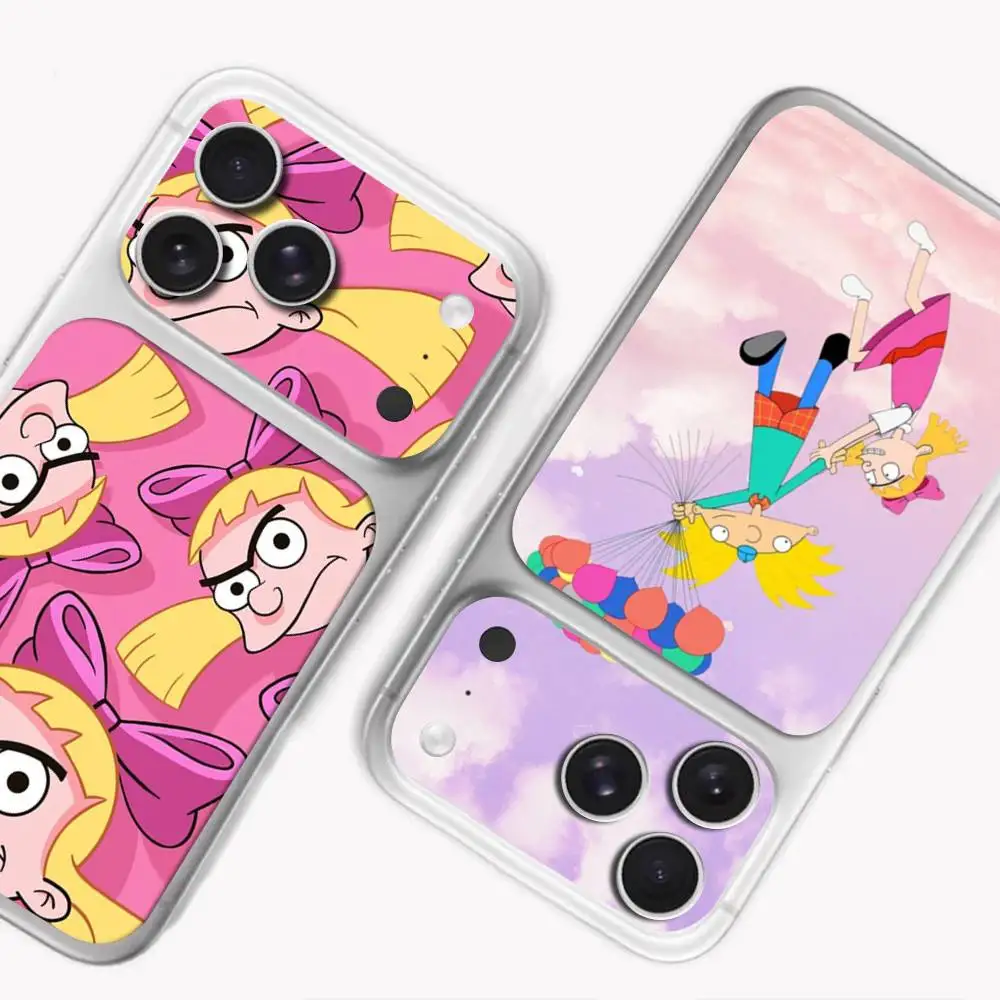 Hey Arnold Helga Bonito Back Protective Decal Skin Wrap Sticker for iPhone 17 Pro 17 Pro Max