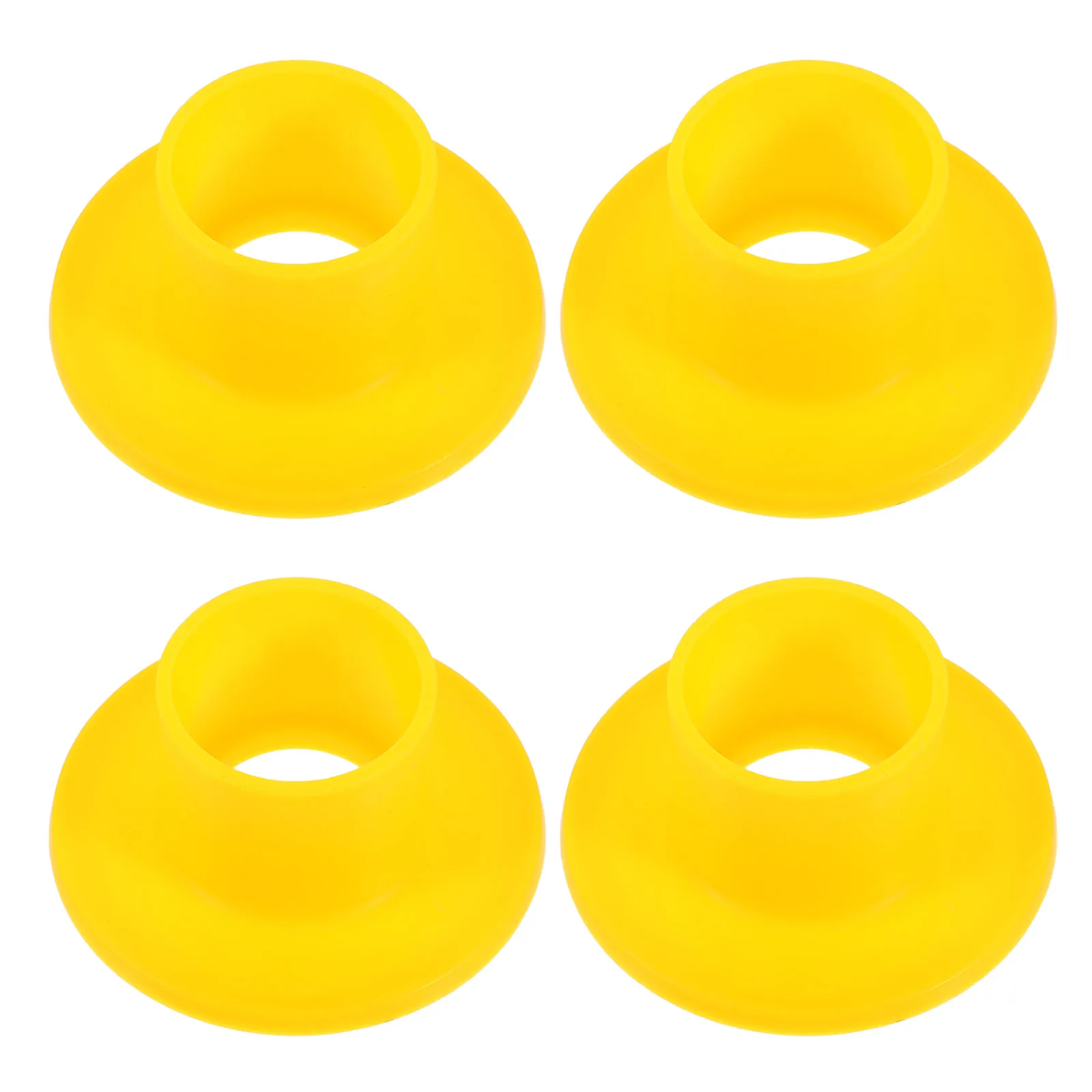 

4pcs Playground Foot Base Plastic Plate Holder Durable Safe Antislip Design Easy Installation Steel Rod Insert Plastic Material