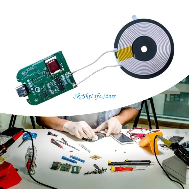 E65E Wireless Chargers Module 5V 9V 15W Power Transmitter Module For Wireless Charging Pad And Mouse Pad
