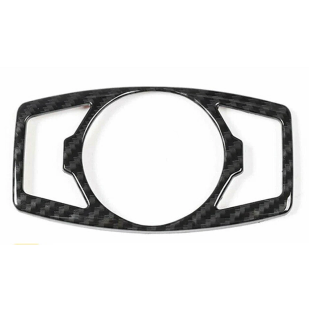 

​Carbon Fiber Car Headlight Switch Trim Decorative Sequins Cover Sticker For Ford Focus Mustang 2015 2016 2017 Accessories
