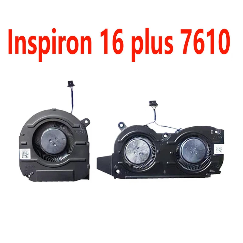 Z For DELL Inspiron 16 plus 7610 Laptop RTX3060 CPU GPU Cooling Fan 05CXK8 0H1YC7