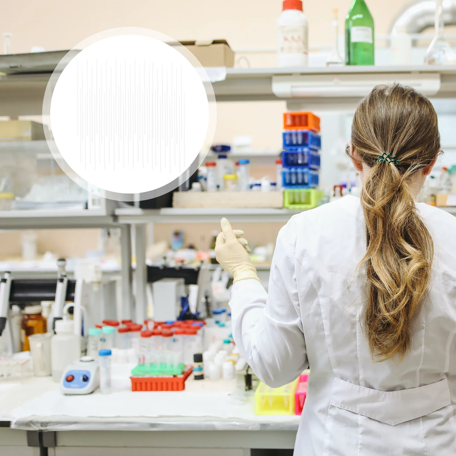 

500Pcs Melting Point Capillary Tube Fine Workmanship Polished Glass Lab Tool Reliable Performance Micro Hematocrit Sampling