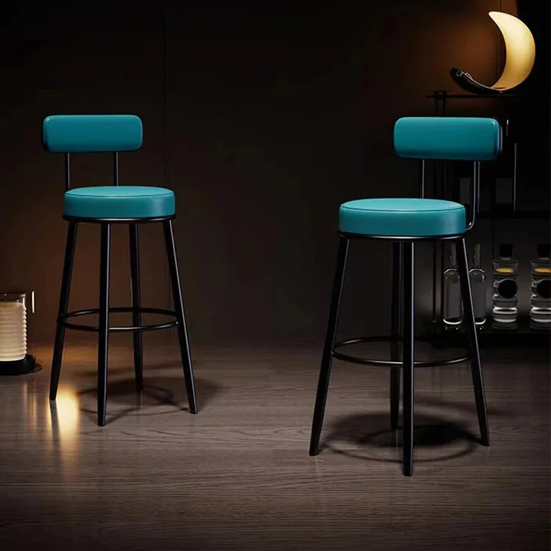 Sedia da Bar lunga di lusso rilassante morbida Reception all'aperto Designer Pedicure sgabelli da Bar barbiere Taburete Alto Lounge Suite mobili